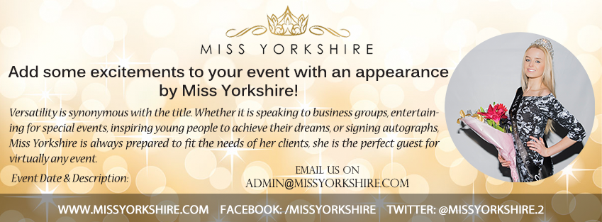 Miss Yorkshire 2014 Banner